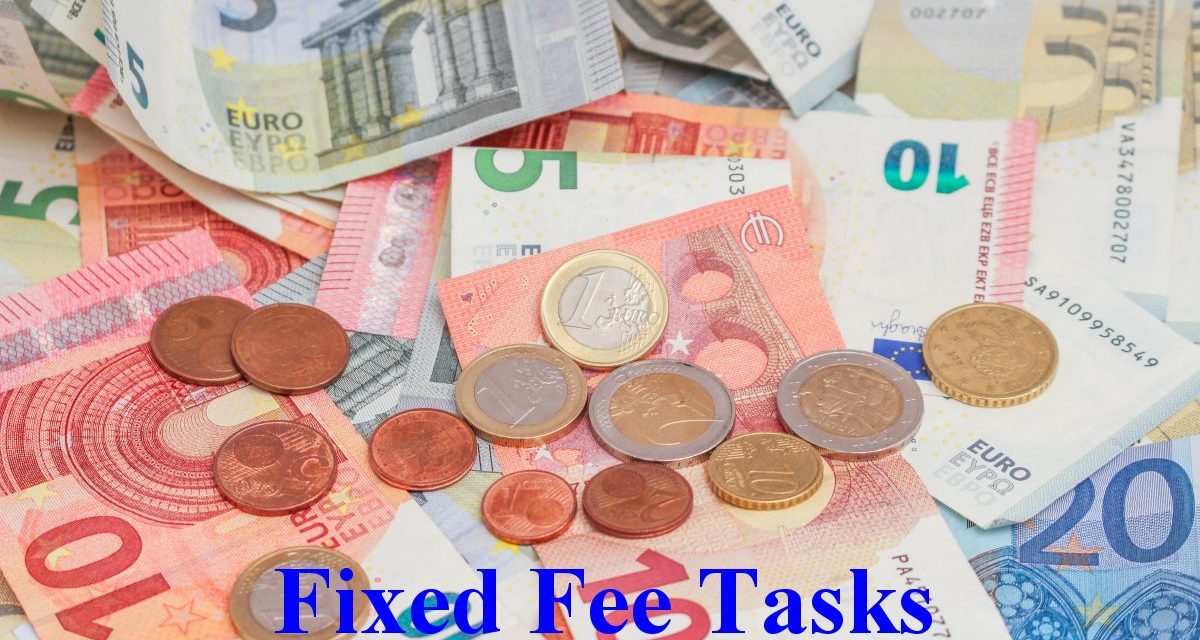 Flat Fee Per Task