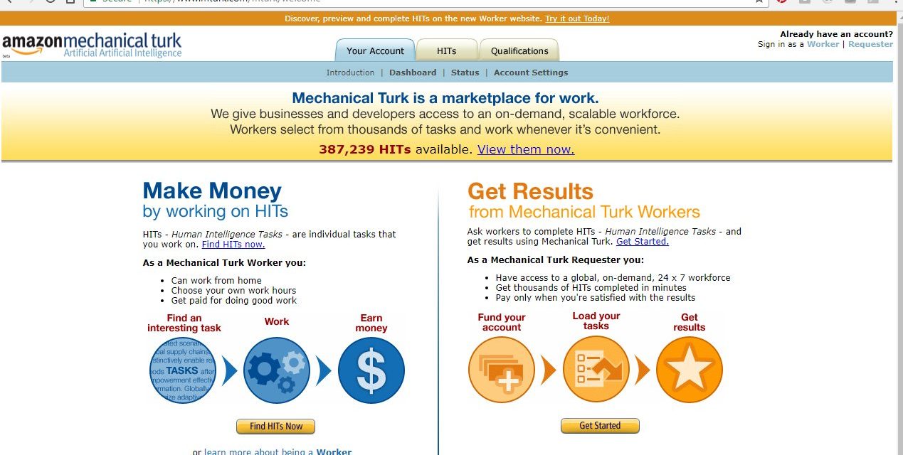 Amazon Mechanical Turk