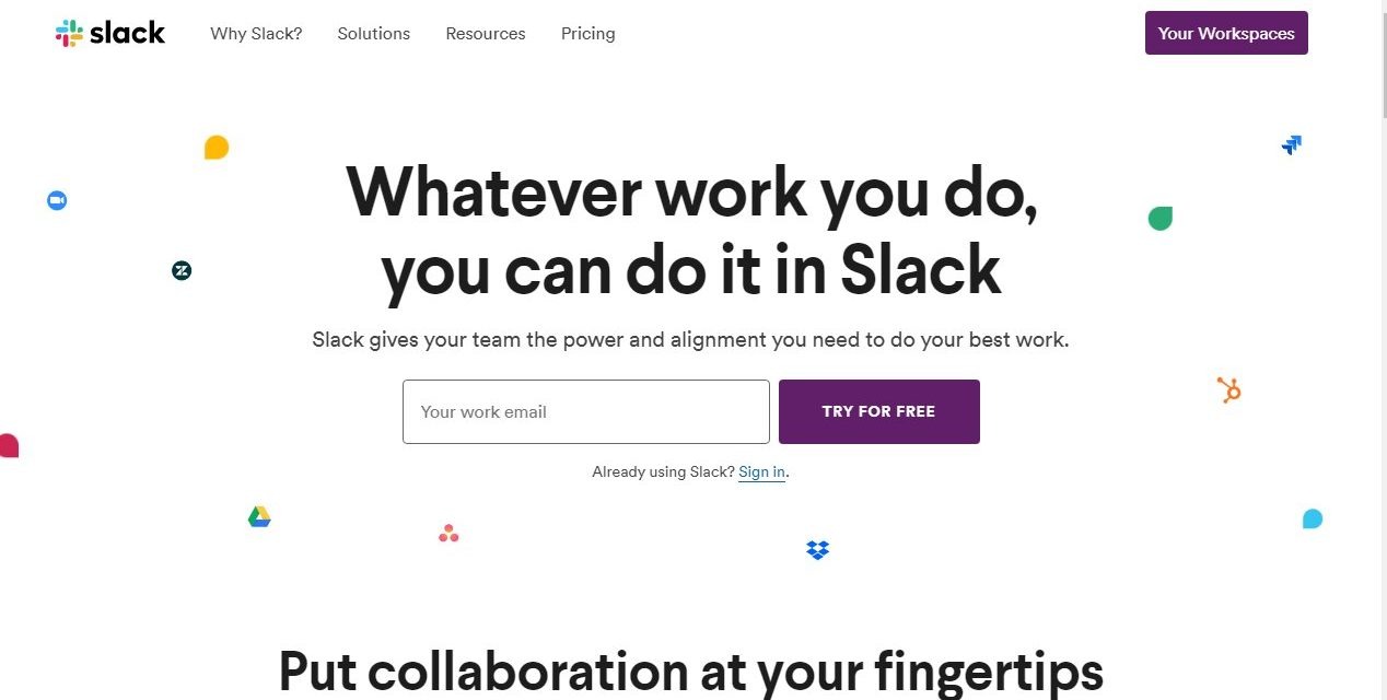 Slack for outsourcing